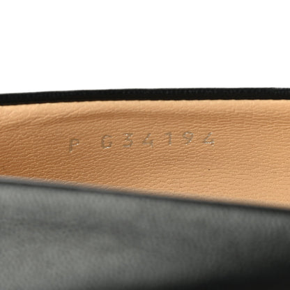 Chanel Lambskin Patent CC Cap Toe Platform Quilted Pumps 38.5 Black 8 of 9