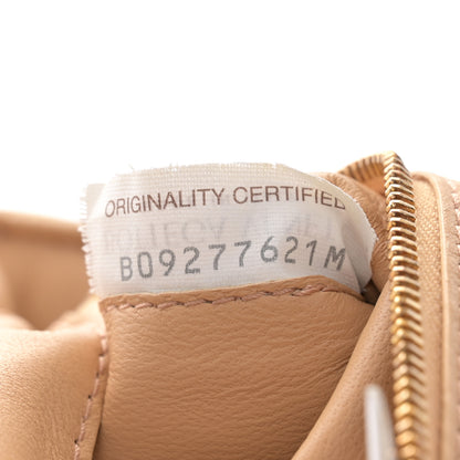 Bottega Veneta Lambskin Maxi Intreccio Padded Chain Cassette Crossbody Bag Almond 7 of 15