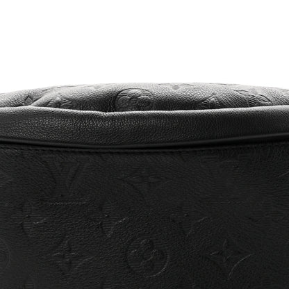 Louis Vuitton Calfskin Monogram Shadow Discovery Bumbag Black 6 of 8