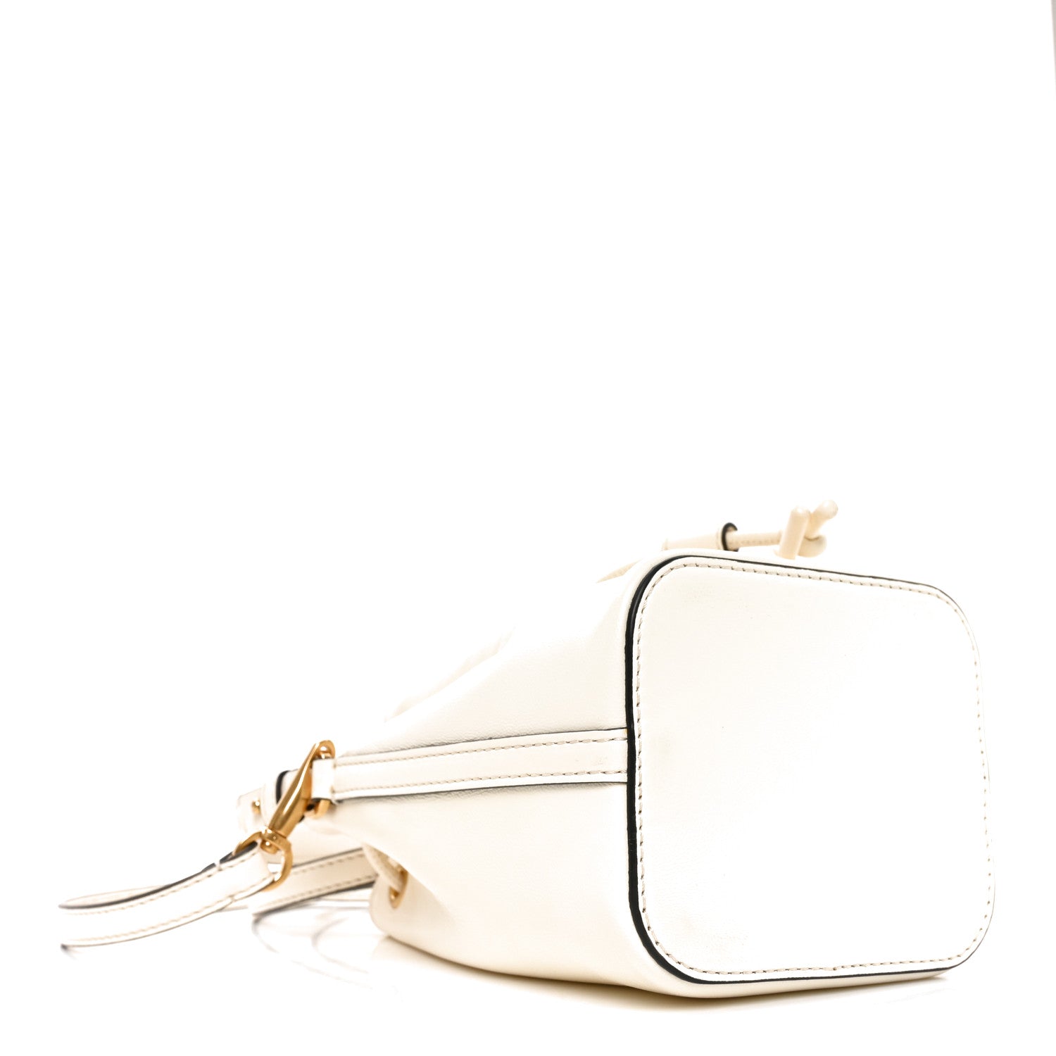 Valentino Garavani Nappa Mini VLogo Signature Bucket Bag Light Ivory 4 of 9