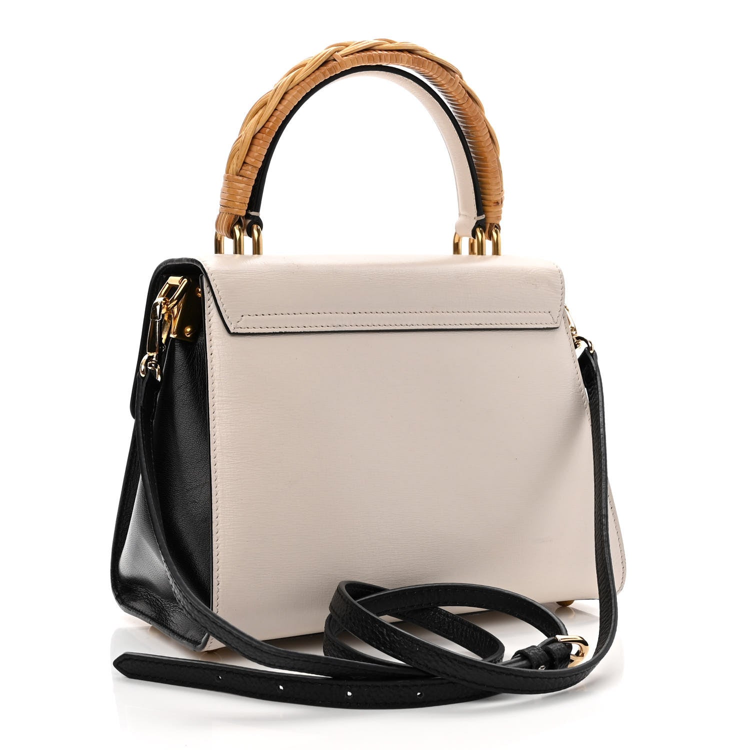 Dolce & Gabbana Calfskin Embroidered Welcome Satchel White 3 of 13
