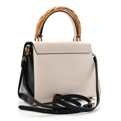 Dolce & Gabbana Calfskin Embroidered Welcome Satchel White 3 of 13