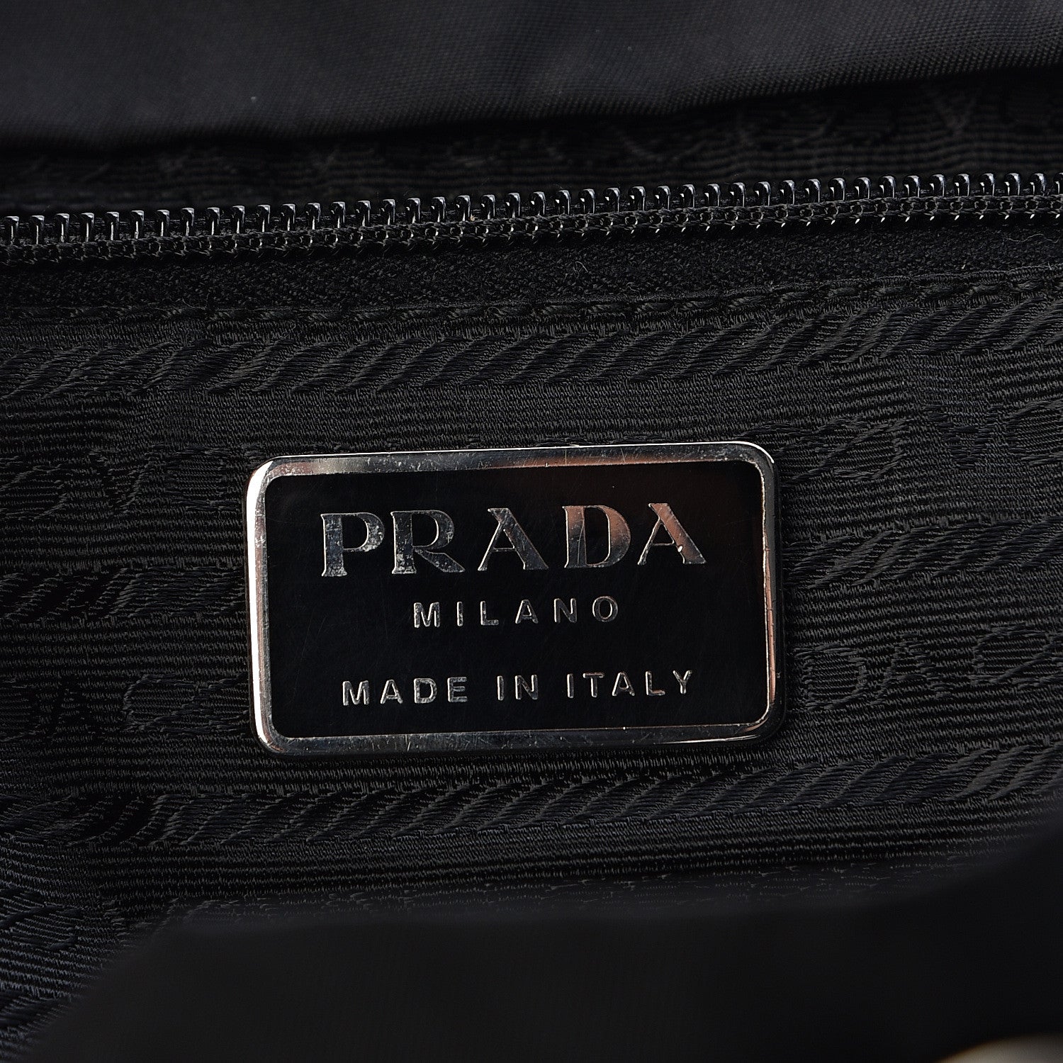 Prada Nylon Vela Medium Backpack Black 6 of 9