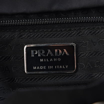 Prada Nylon Vela Medium Backpack Black 6 of 9