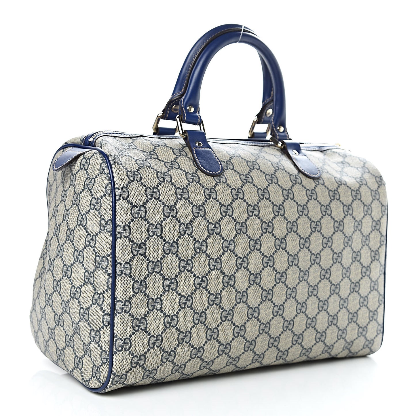 GG Plus Monogram Medium Boston Taiwan Flag Unicef Duffle Blue
