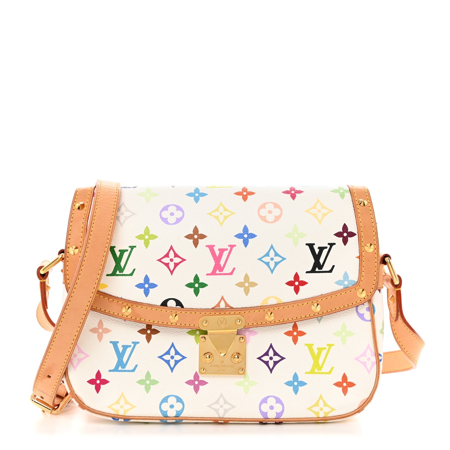 Louis Vuitton LOUIS VUITTON Monogram Multicolor Sologne White 1 of 11