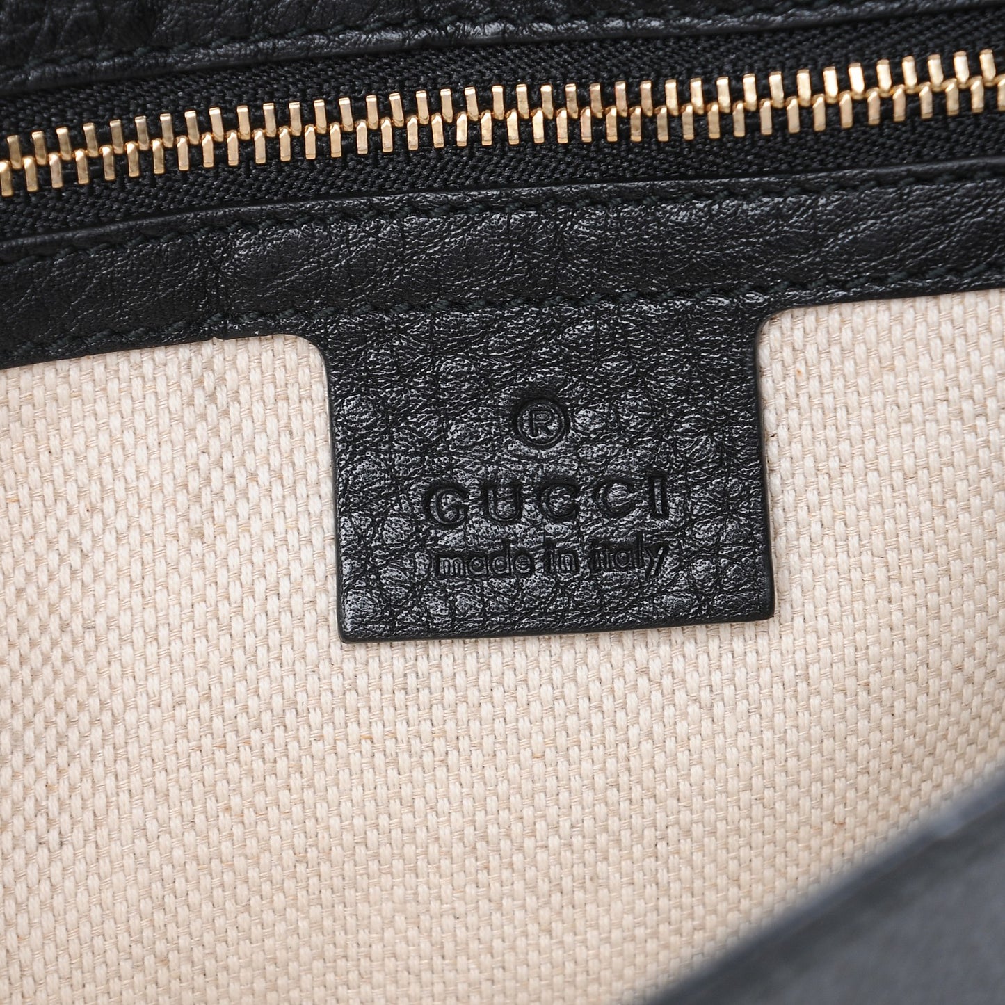 Pebbled Calfskin Medium Soho Flap Crossbody Black