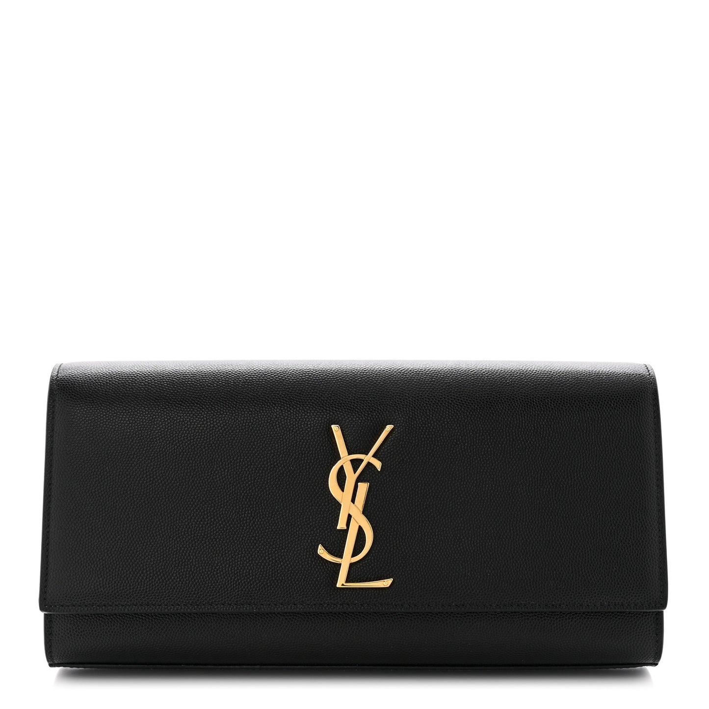 Grain De Poudre Monogram Cassandre Clutch Black