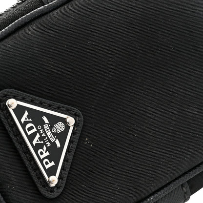 Prada Re-Nylon Saffiano Pocket Zippered Shoulder Bag Black 13 of 13