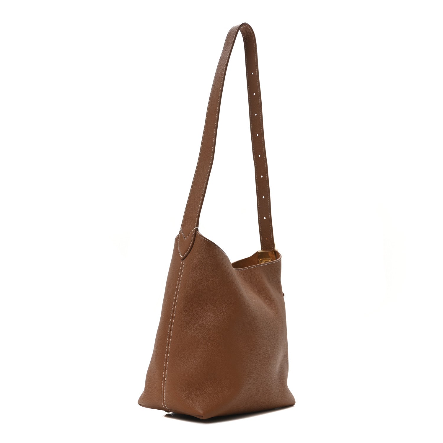 Louis Vuitton Grained Calfskin Low Key Hobo PM Cognac 4 of 10