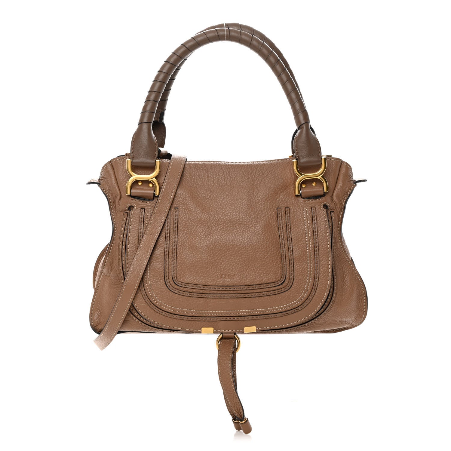 Chloe Calfskin Medium Marcie Satchel Nut 1 of 15