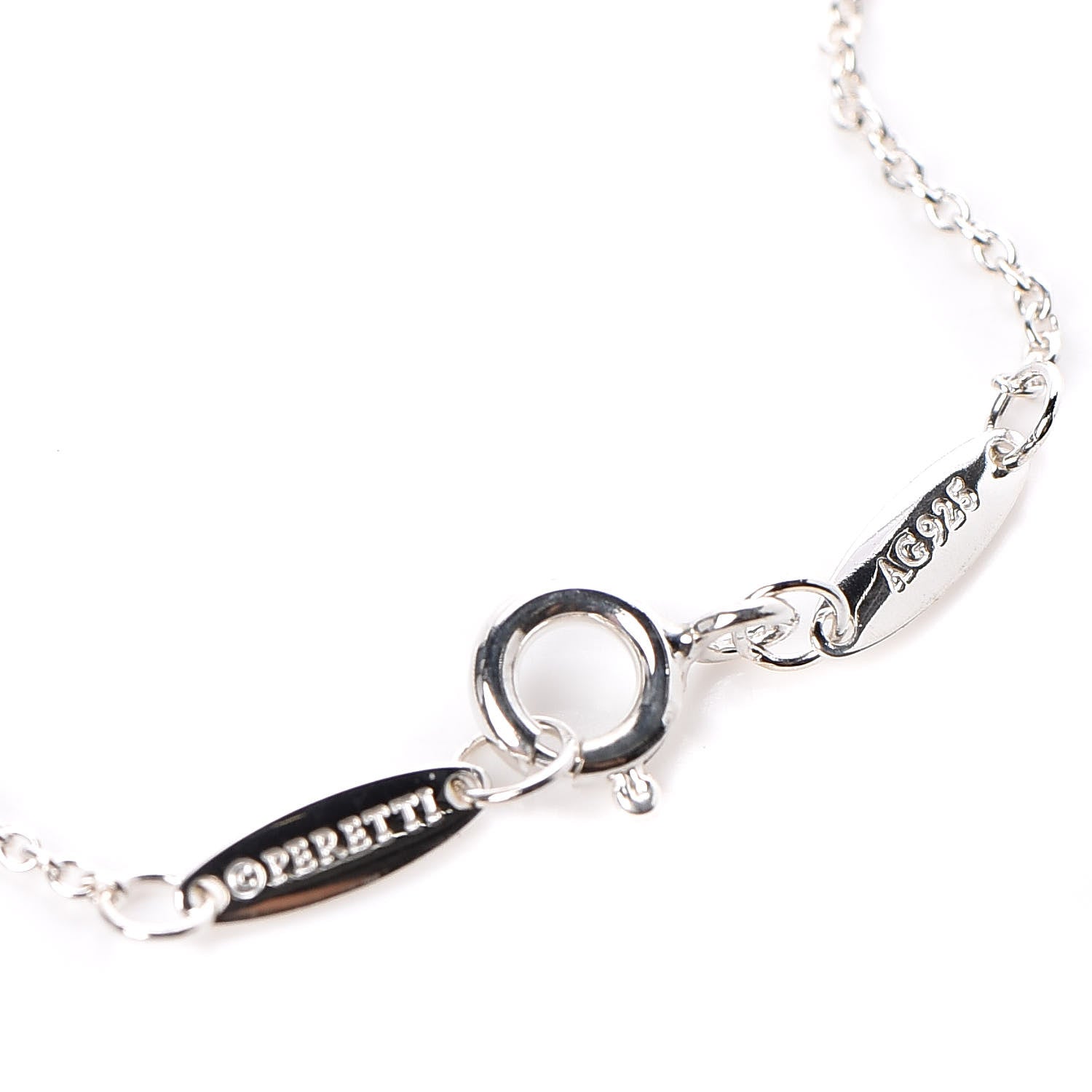 Tiffany Sterling Silver Pink Pearl Elsa Peretti Pearl By The Yard Bracelet 5 of 6