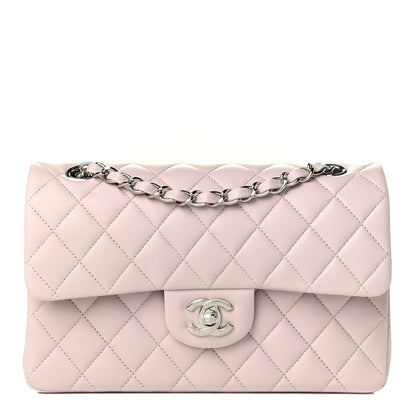 Chanel Lambskin Quilted Small Double Flap Light Purple 1 of 6