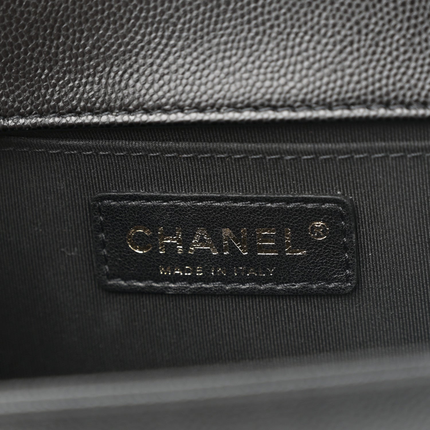 Chanel Caviar Quilted Medium Boy Flap Black 6 of 11
