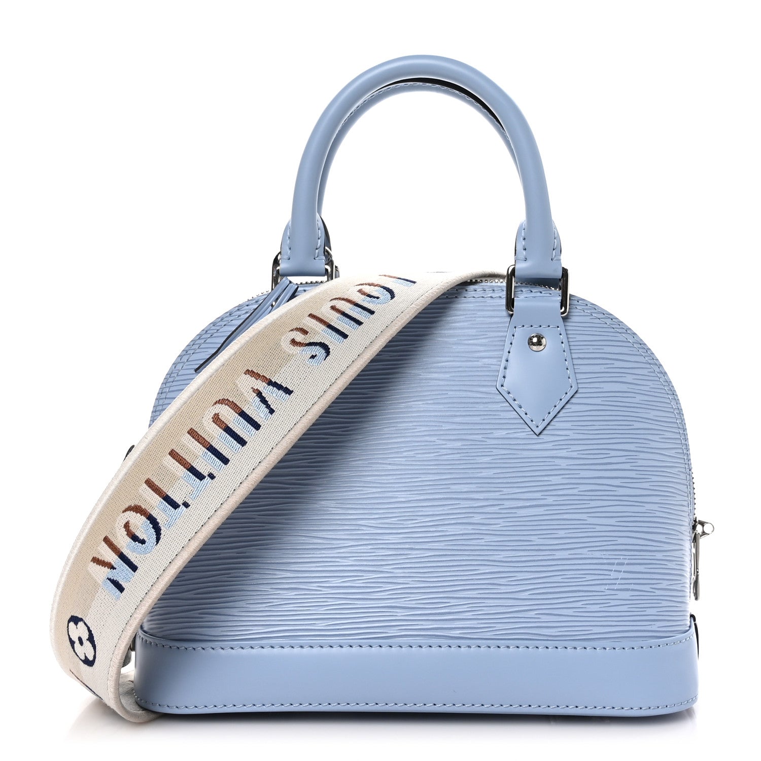 Louis Vuitton Epi Jacquard Alma BB Bleu Nuage 1 of 9