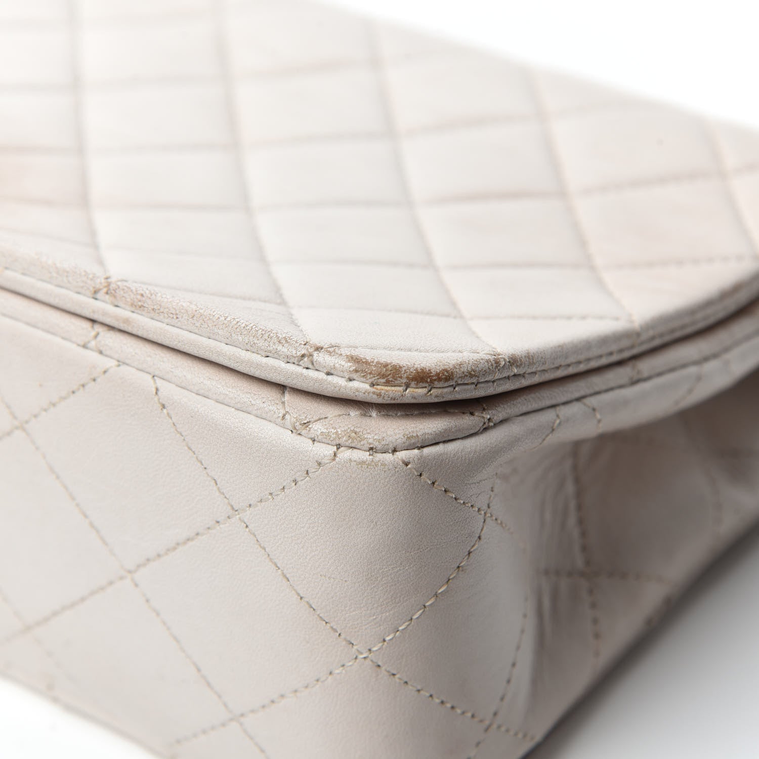 Chanel Lambskin Quilted Small Single Flap White 9 of 19