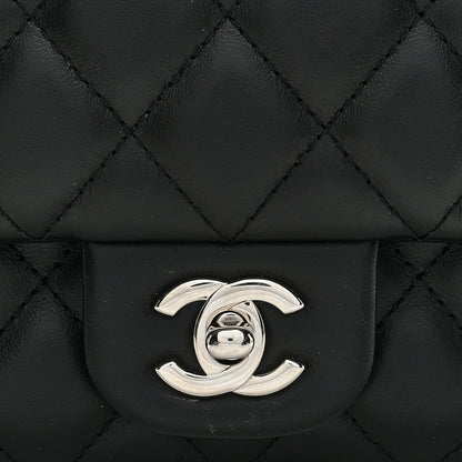 Chanel Calfskin Quilted CC Uniform Flap Belt Bag Black 7 of 9