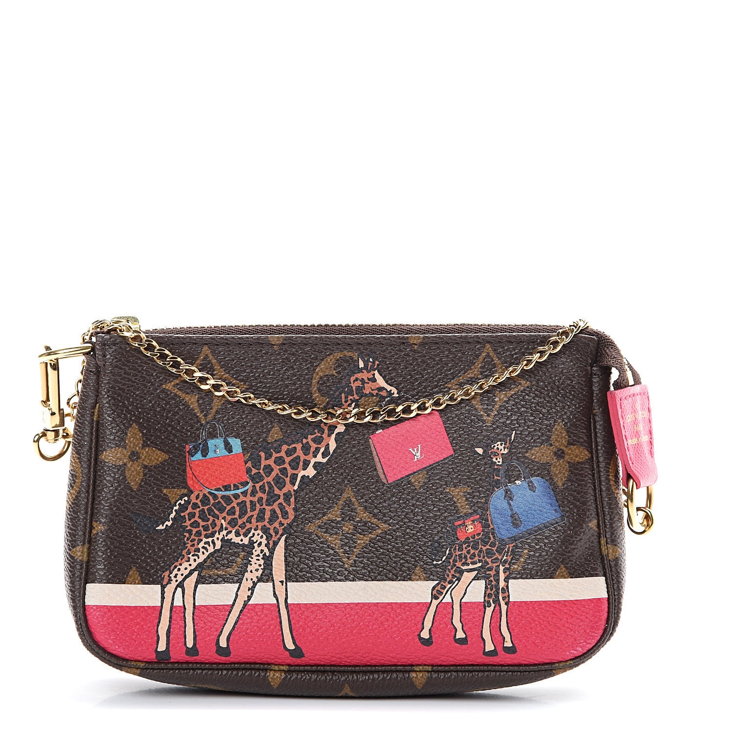 Louis Vuitton Monogram 2017 Christmas Animation Mini Pochette Accessories 1 of 6