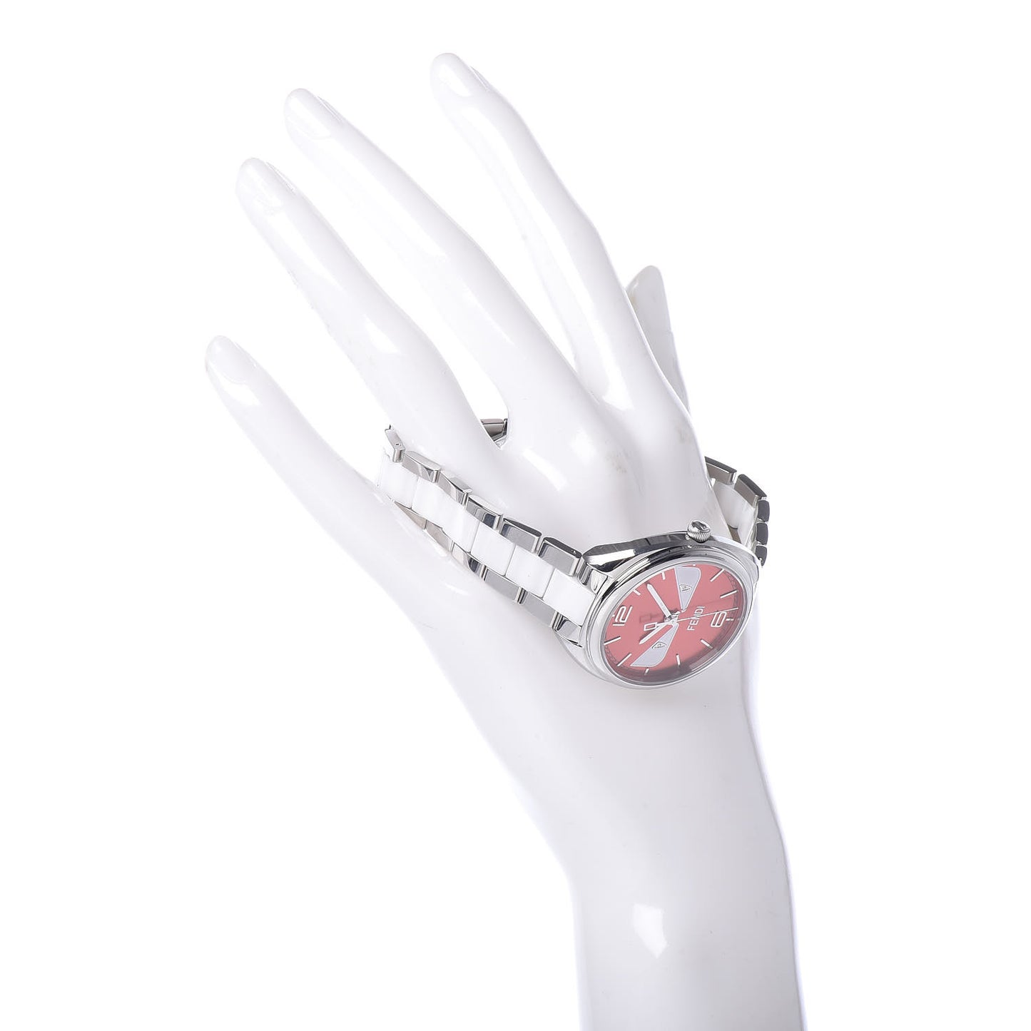 Stainless Steel Ceramic Diamond 34mm Momento Bugs Quartz Watch Orange