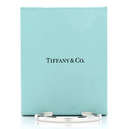 Tiffany Sterling Silver Narrow Makers Cuff Bracelet 6 of 6