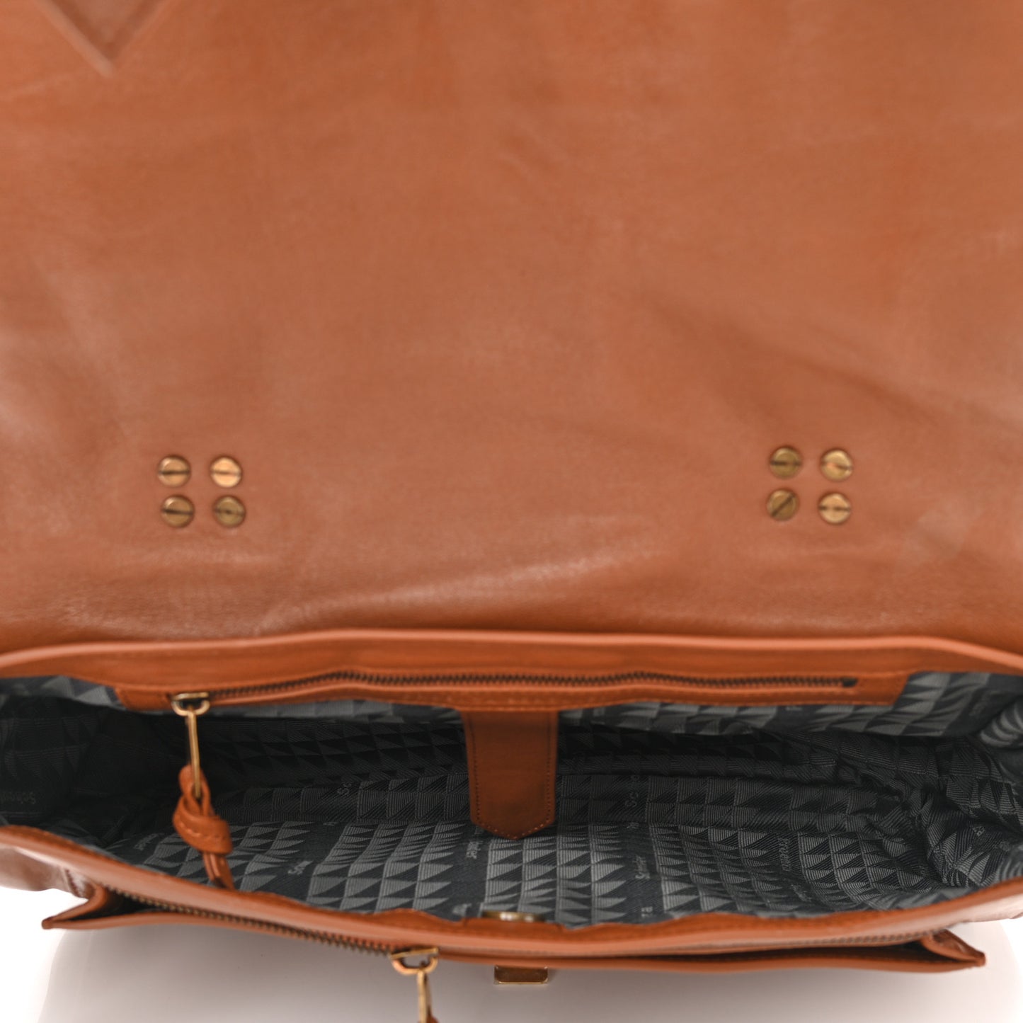Lambskin Large PS1 Satchel Saddle