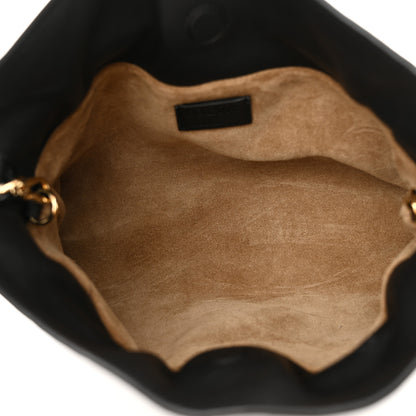 Loewe Nappa Calfskin Mini Flamenco Knot Clutch With Chain Black 5 of 12