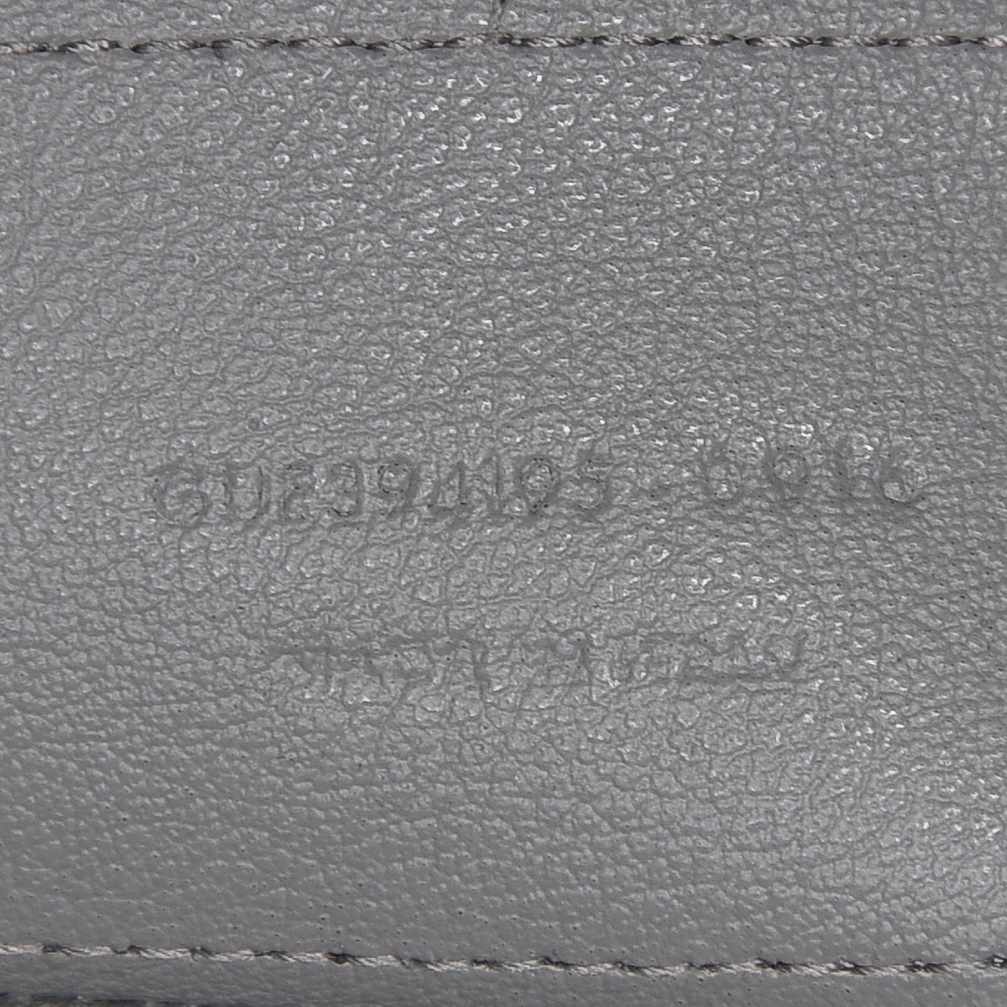 Calfskin Large Shopping Tote Light Gray