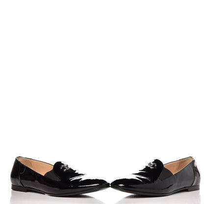 Chanel Patent CC Loafers 40.5 Black 8 of 10