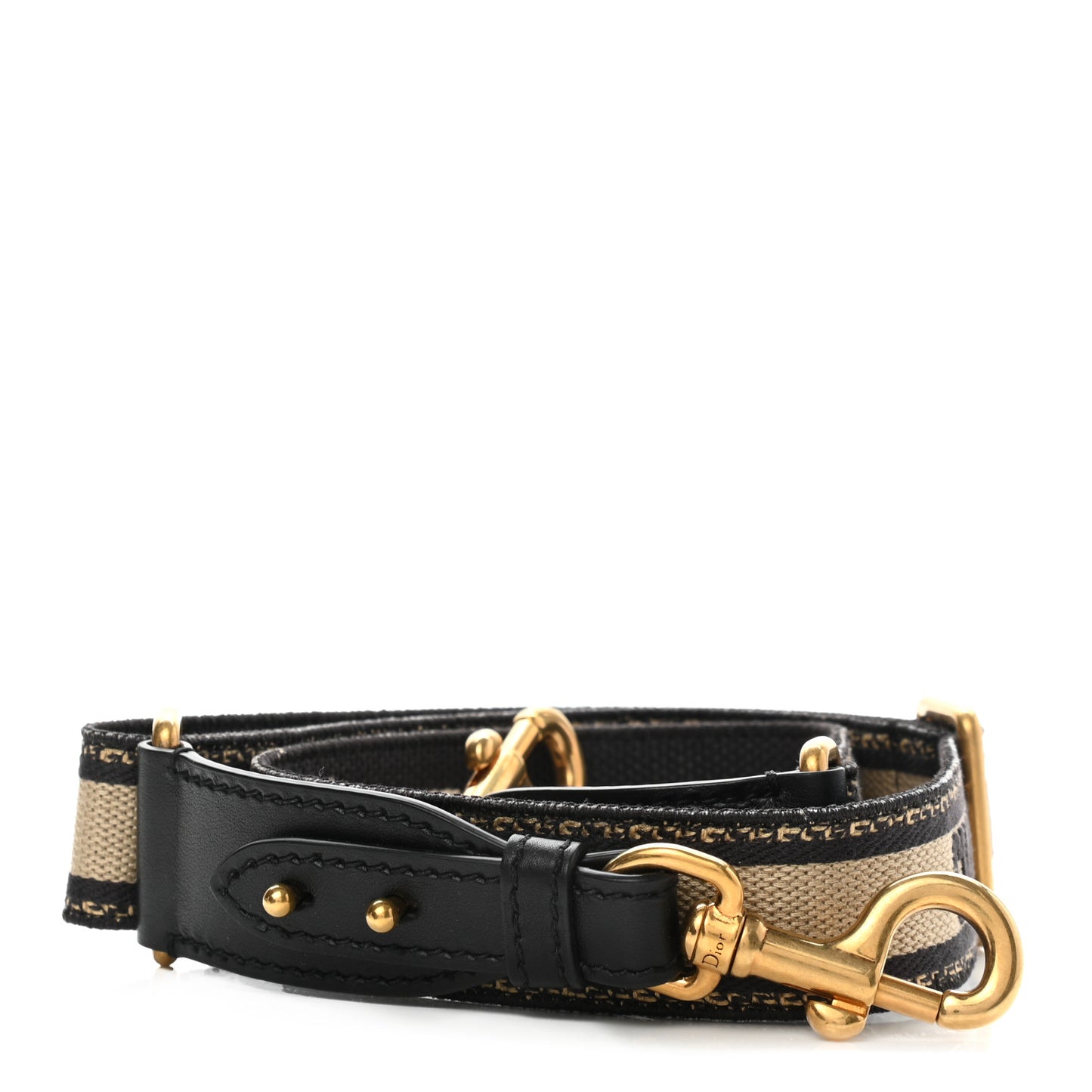 Canvas Embroidered Shoulder Strap Blue