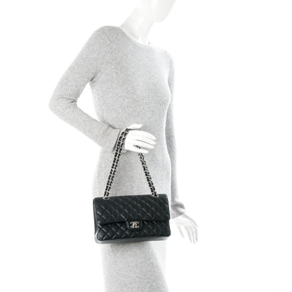 Chanel Caviar Quilted Medium Double Flap Black 2 of 7