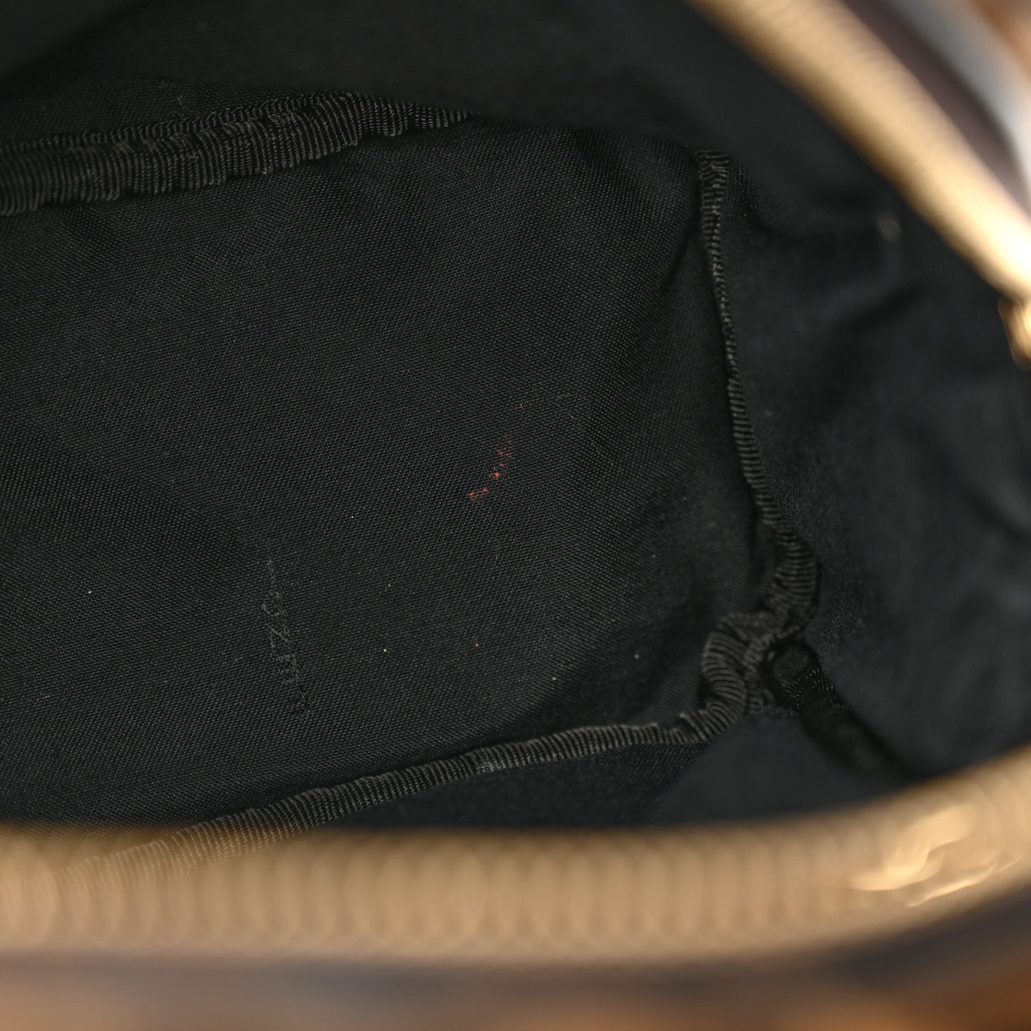 Shearling Macro FF 1974 Mini Backpack Tobacco Black