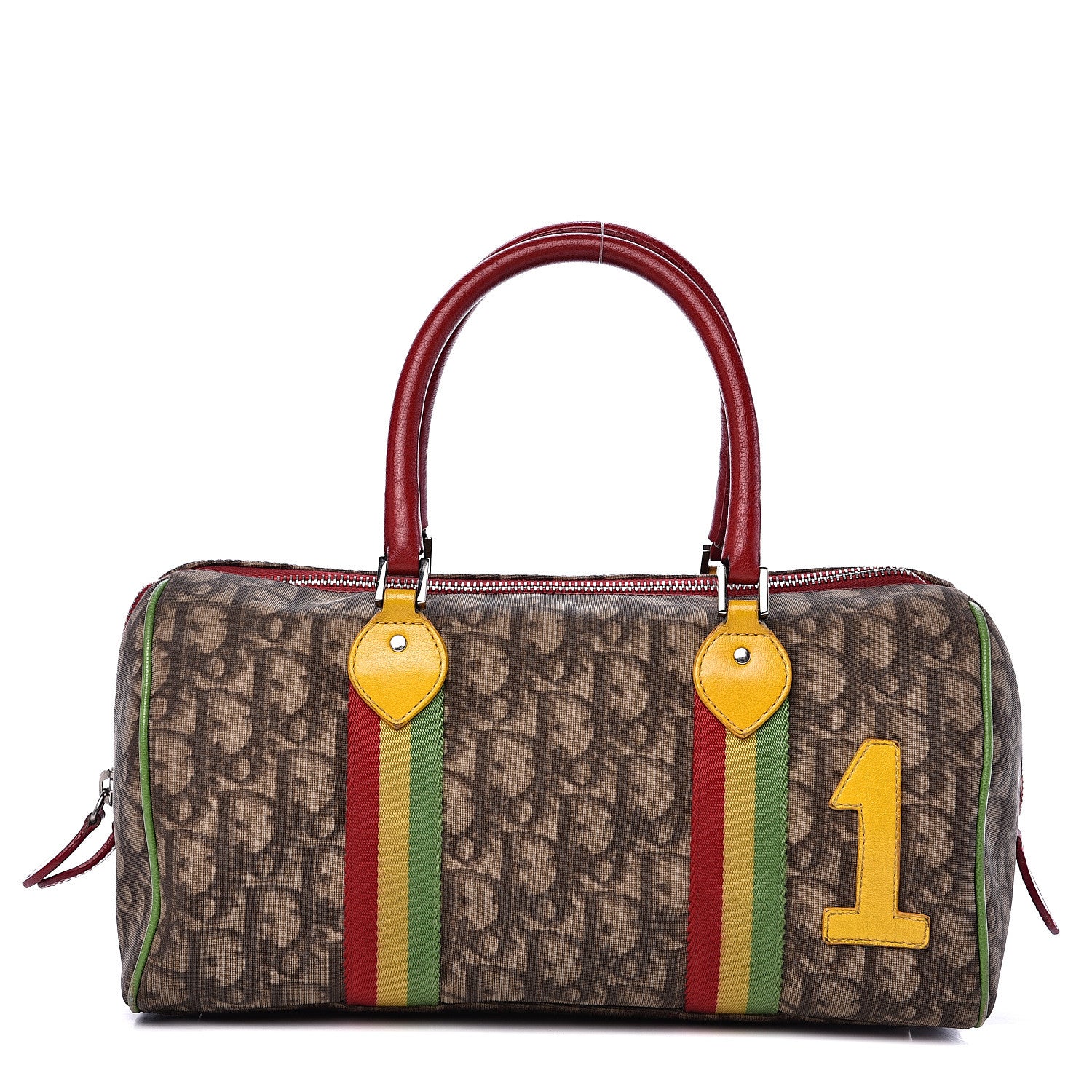 Christian Dior Monogram Rasta Boston Beige 1 of 15
