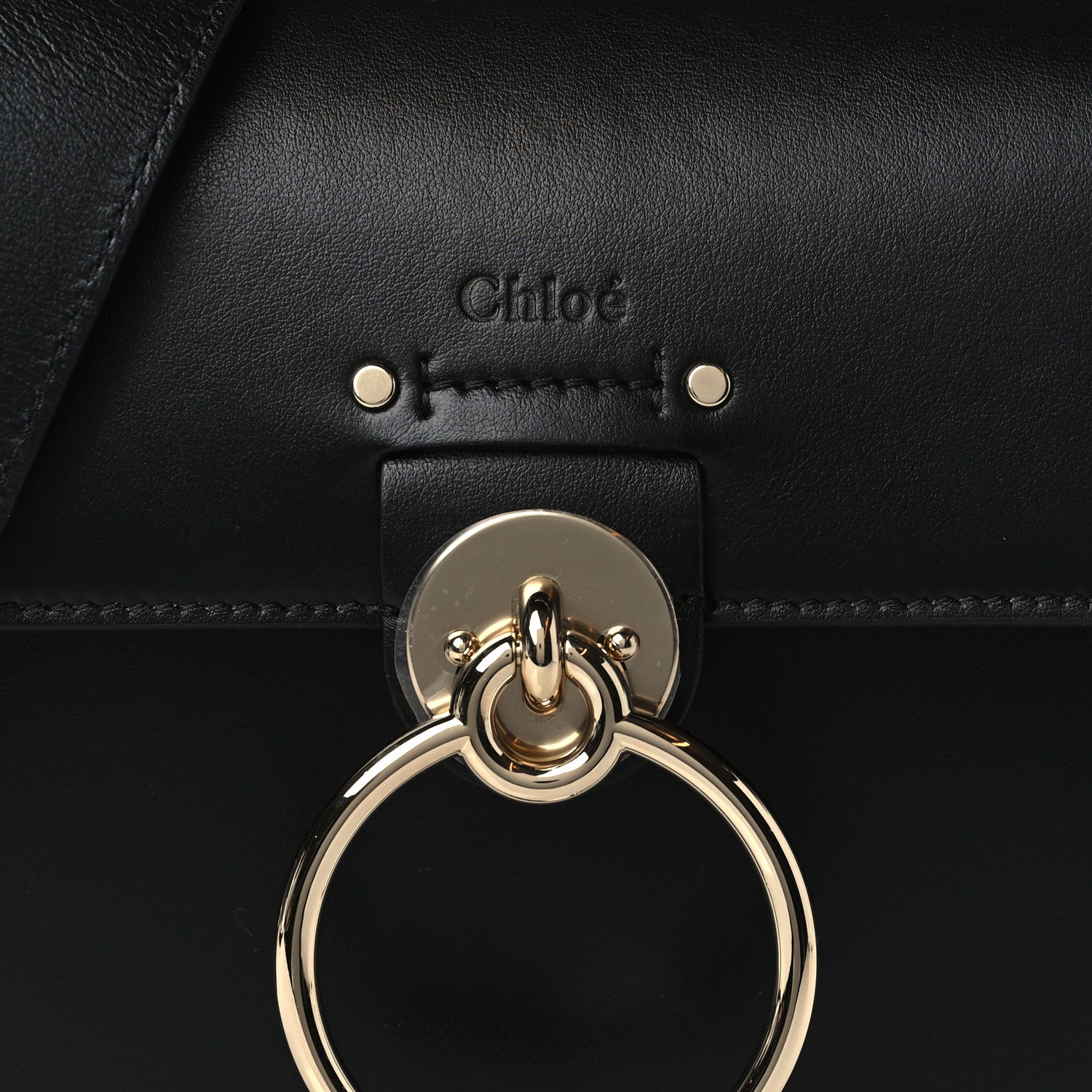 Chloe Calfskin Small Tess Bag Black 9 of 11