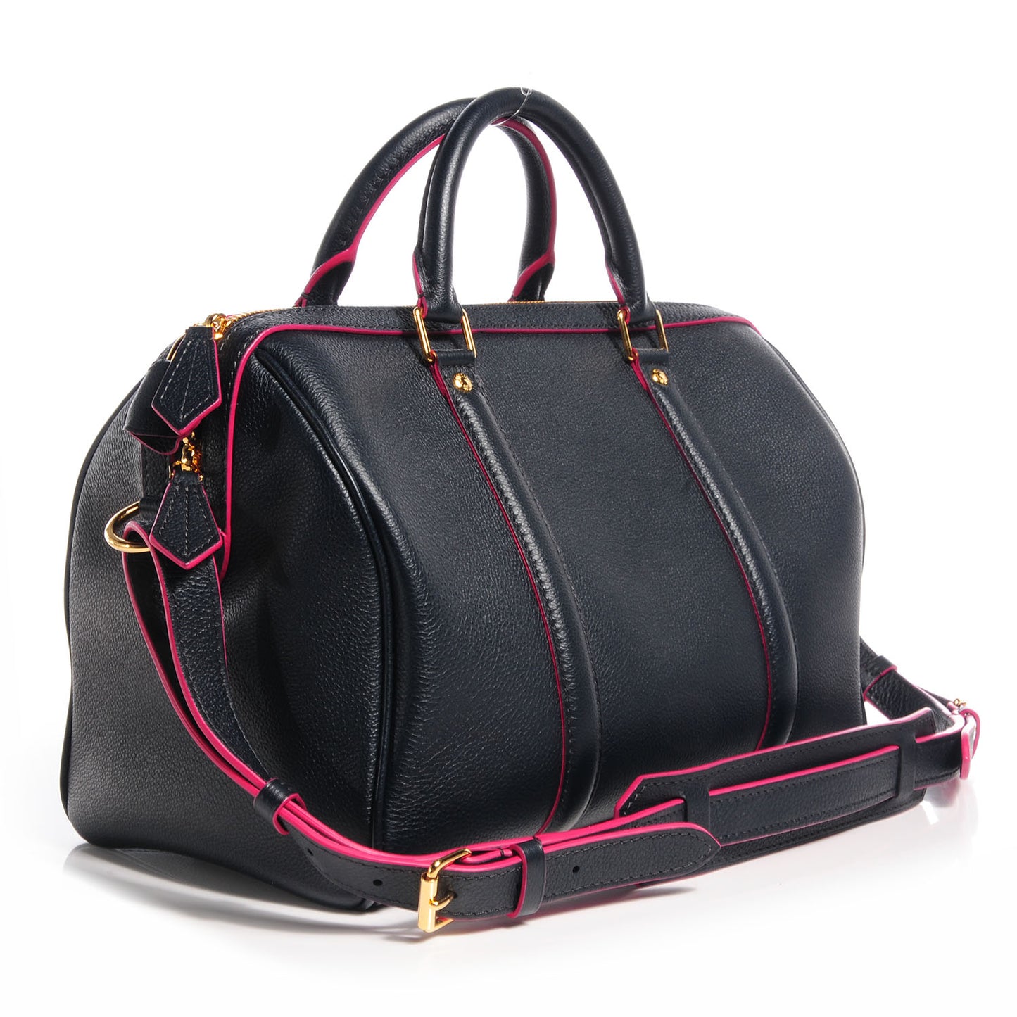 Veau Cachemire SC Bag PM Cobalt Fuchsia