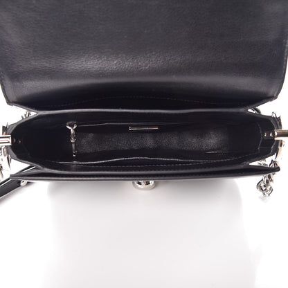 Prada Glace Calfskin Arcade Crossbody Bag Black 5 of 7
