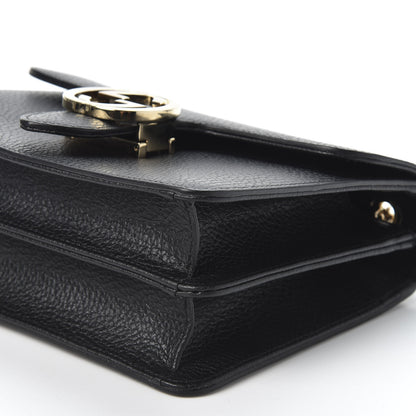 Gucci Dollar Calfskin Small Interlocking G Shoulder Bag Black 6 of 9