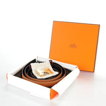 Hermes Swift Epsom 32mm H Belt 90 Black Gold 8 of 8