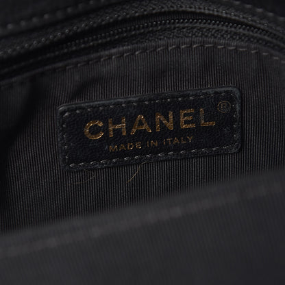 Chanel Grosgrain Satin Quilted Small Vintage Mademoiselle Flap Black 6 of 15