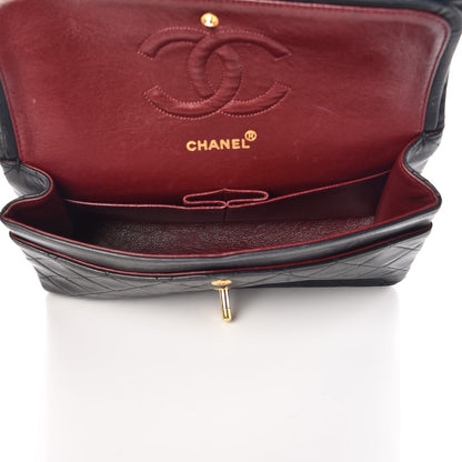 Chanel Lambskin Quilted Medium Double Flap Black 5 of 15