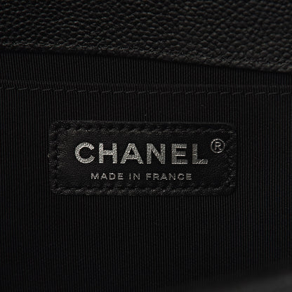 Chanel Caviar Quilted Medium Boy Flap Black 6 of 11