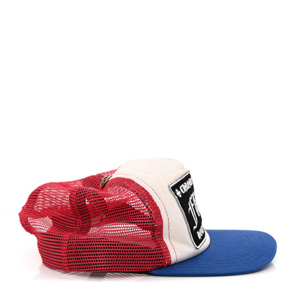 Chrome Hearts Cotton Mesh Trucker Hat Red White Blue 9 of 16