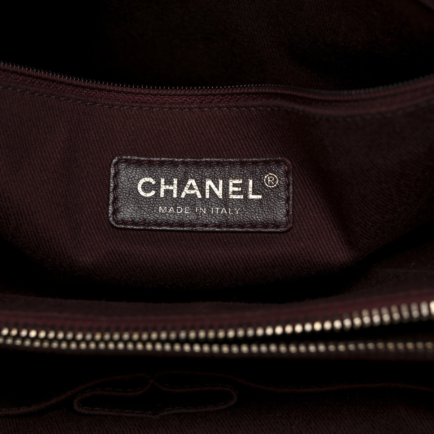 Chanel Snakeskin Glazed Calfskin Quilted Urban Mix Tote Black 6 of 10