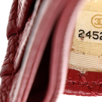 Chanel Caviar Quilted Card Holder Red 8 of 11