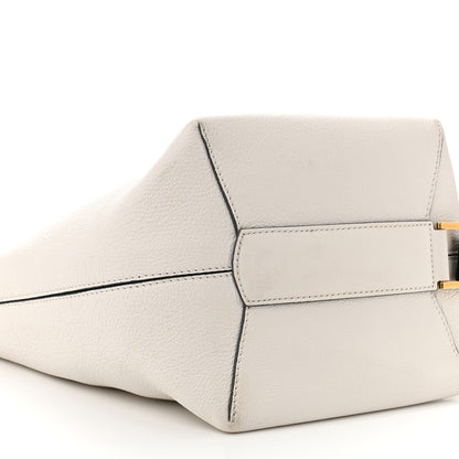 Givenchy Grained Calfskin Medium GV Bucket Bag White 8 of 9