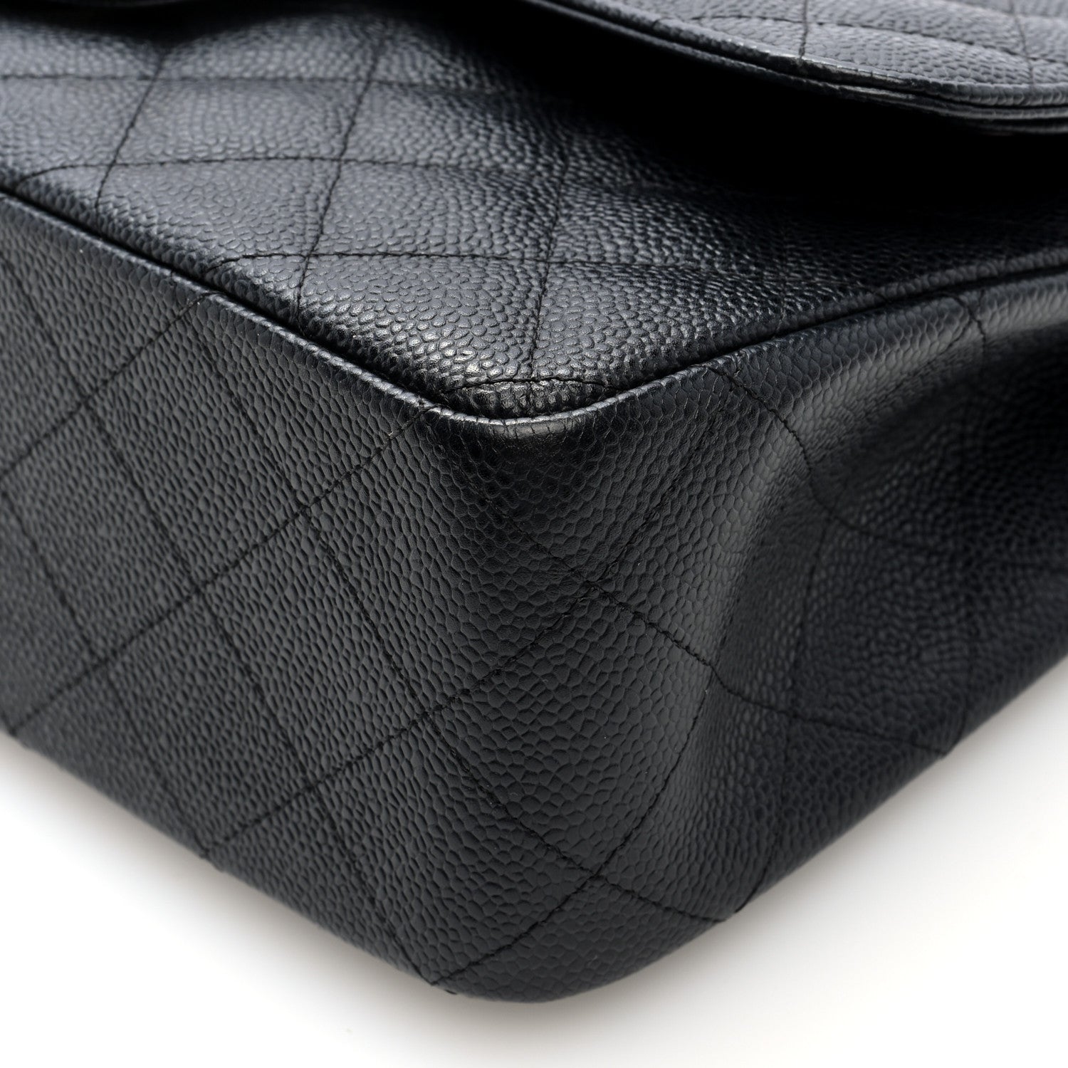 Chanel Caviar Quilted Jumbo Double Flap Black 10 of 10