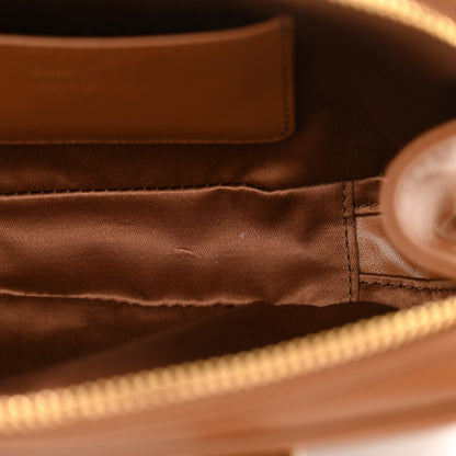 Miu Miu Calfskin Mini Arcadie Top Handle Bag Cognac 11 of 11