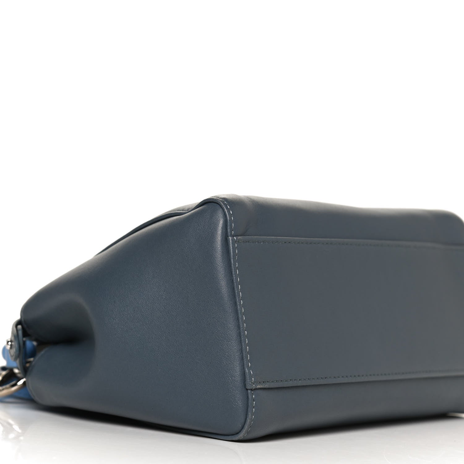 Fendi Nappa Colorblock Mini Peekaboo Iconic Satchel Tempesta Nebula Polvere 8 of 11