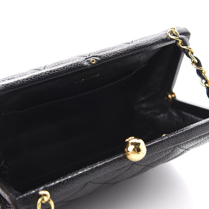 Chanel Caviar Quilted Frame Evening Bag Black 5 of 13