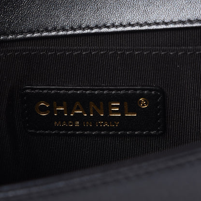 Chanel Lambskin Quilted Small Boy Flap Navy 6 of 8