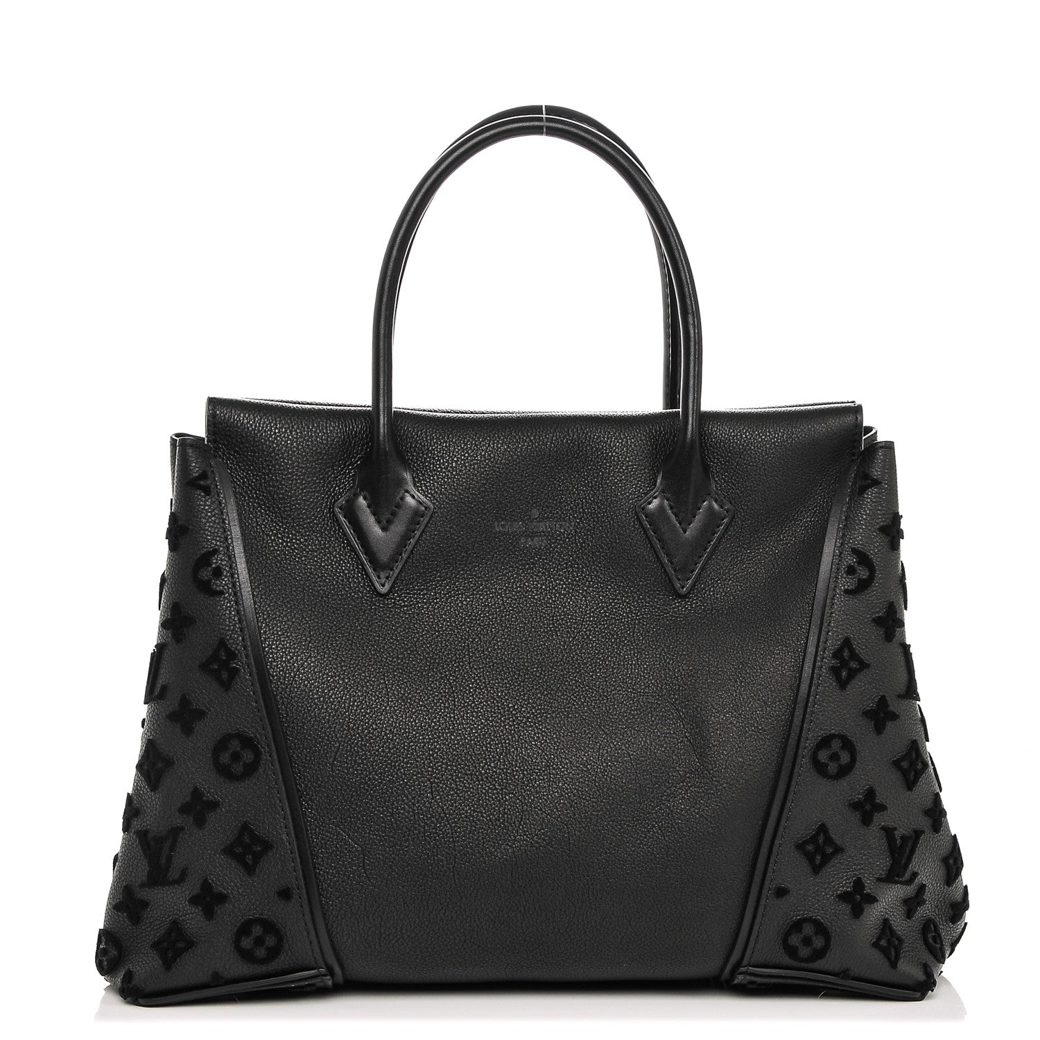 Louis Vuitton Cuir Orfèvre Tote W PM Black 1 of 7
